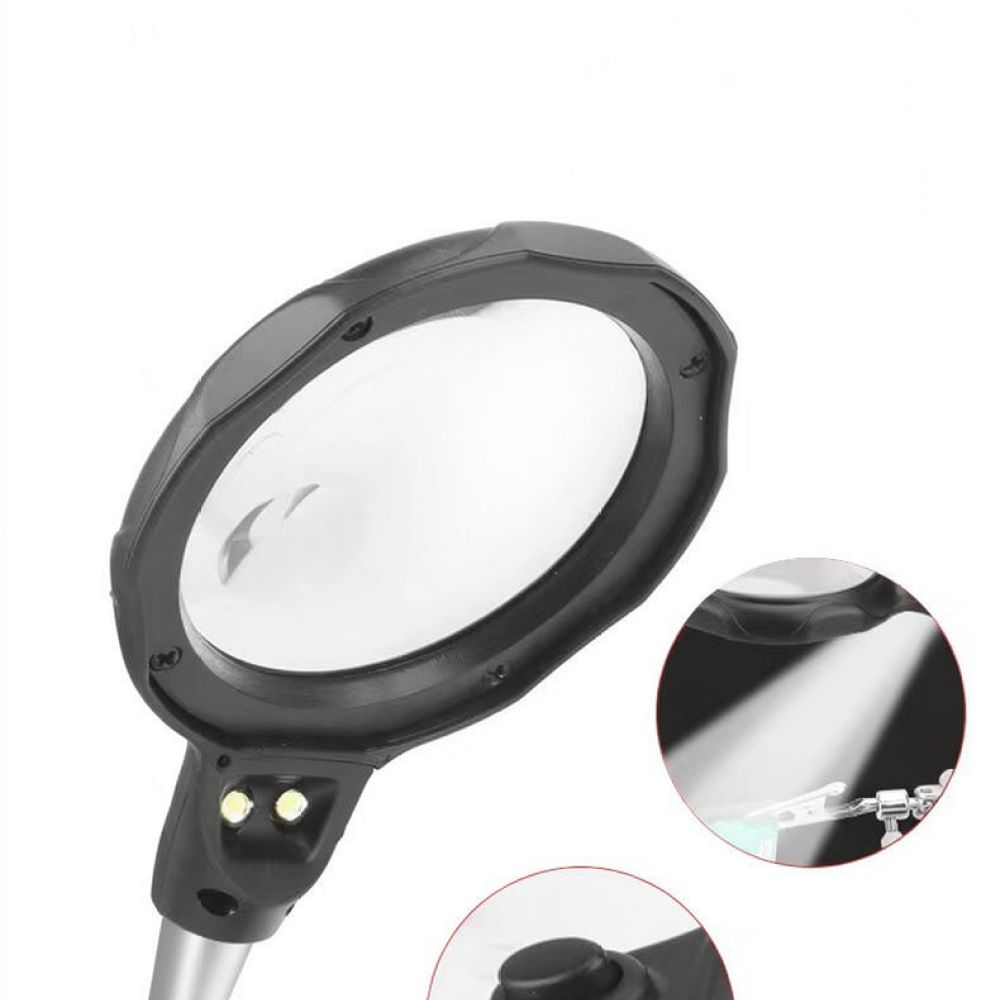 Led Lighted Magnifying Glass S - Electronics Repair Workbench review and price