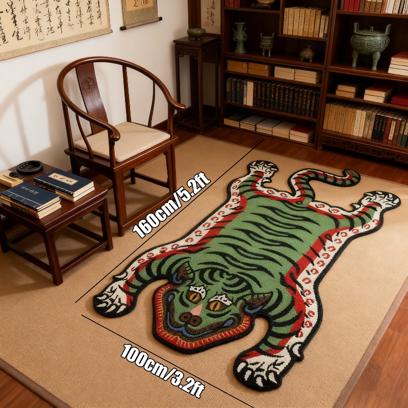 VIKAMA Tiger Pattern Rug Non-s - Electronics Repair Desk review and price