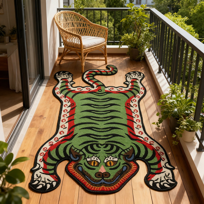 VIKAMA Tiger Pattern Rug Non-s - Electronics Repair Desk review and price