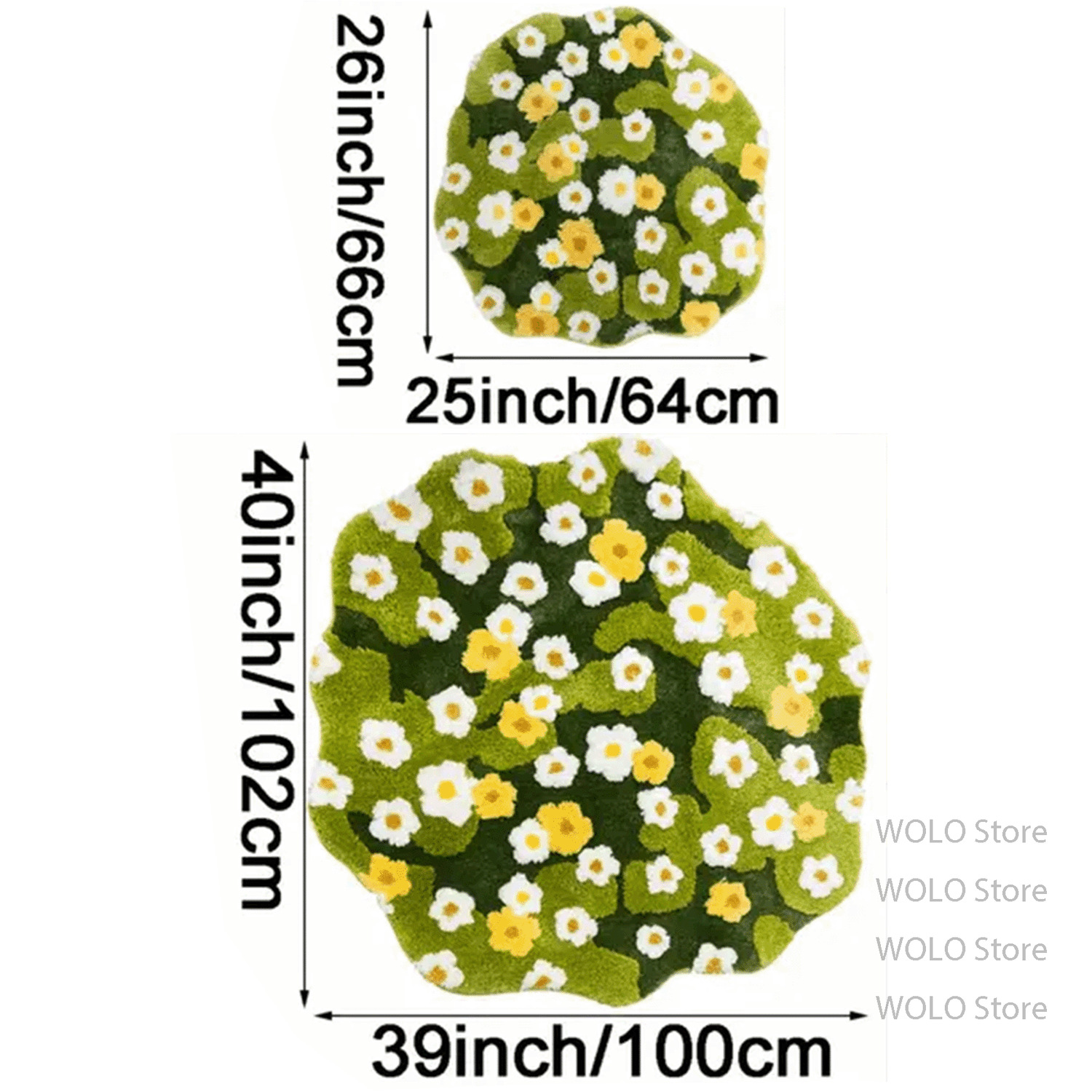 Yellow Green Color Floral Fluf - Electronics Repair Desk review and price