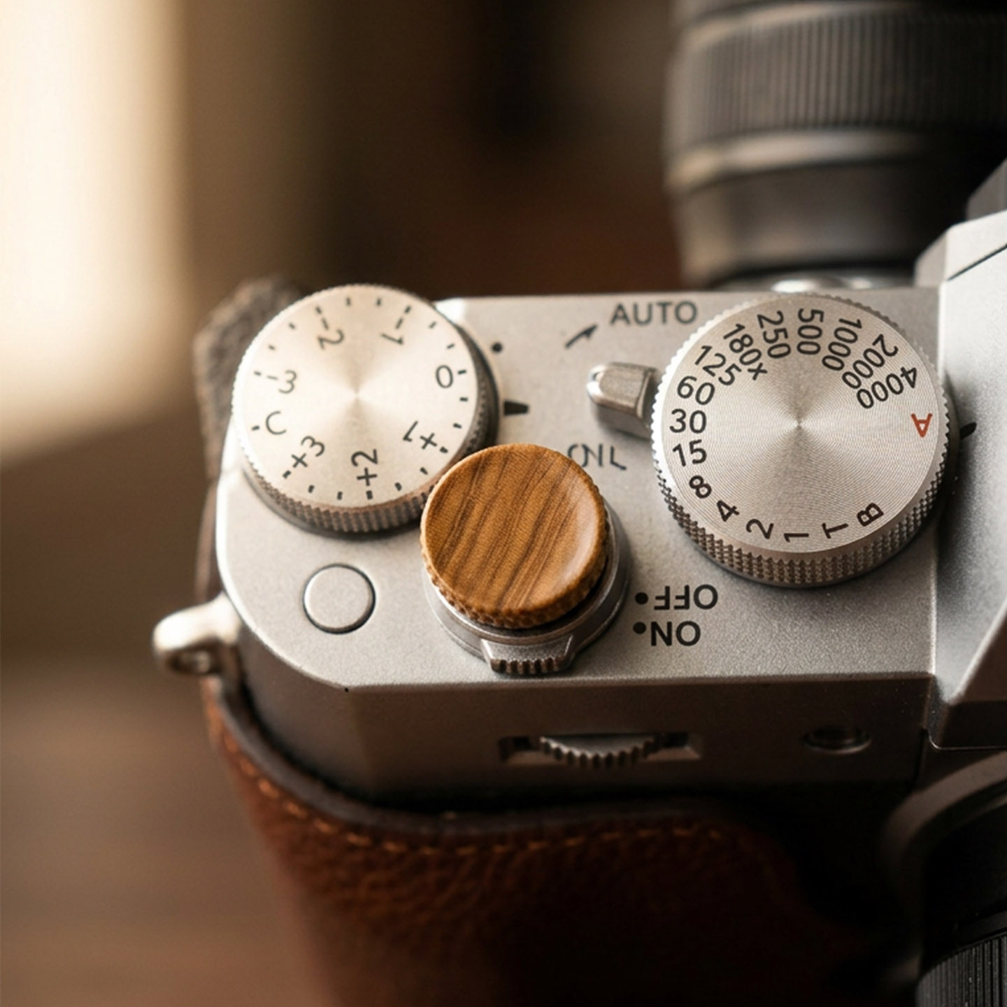 Premium Wood Shutter Button fo - Fujifilm Camera X-T5 review and price