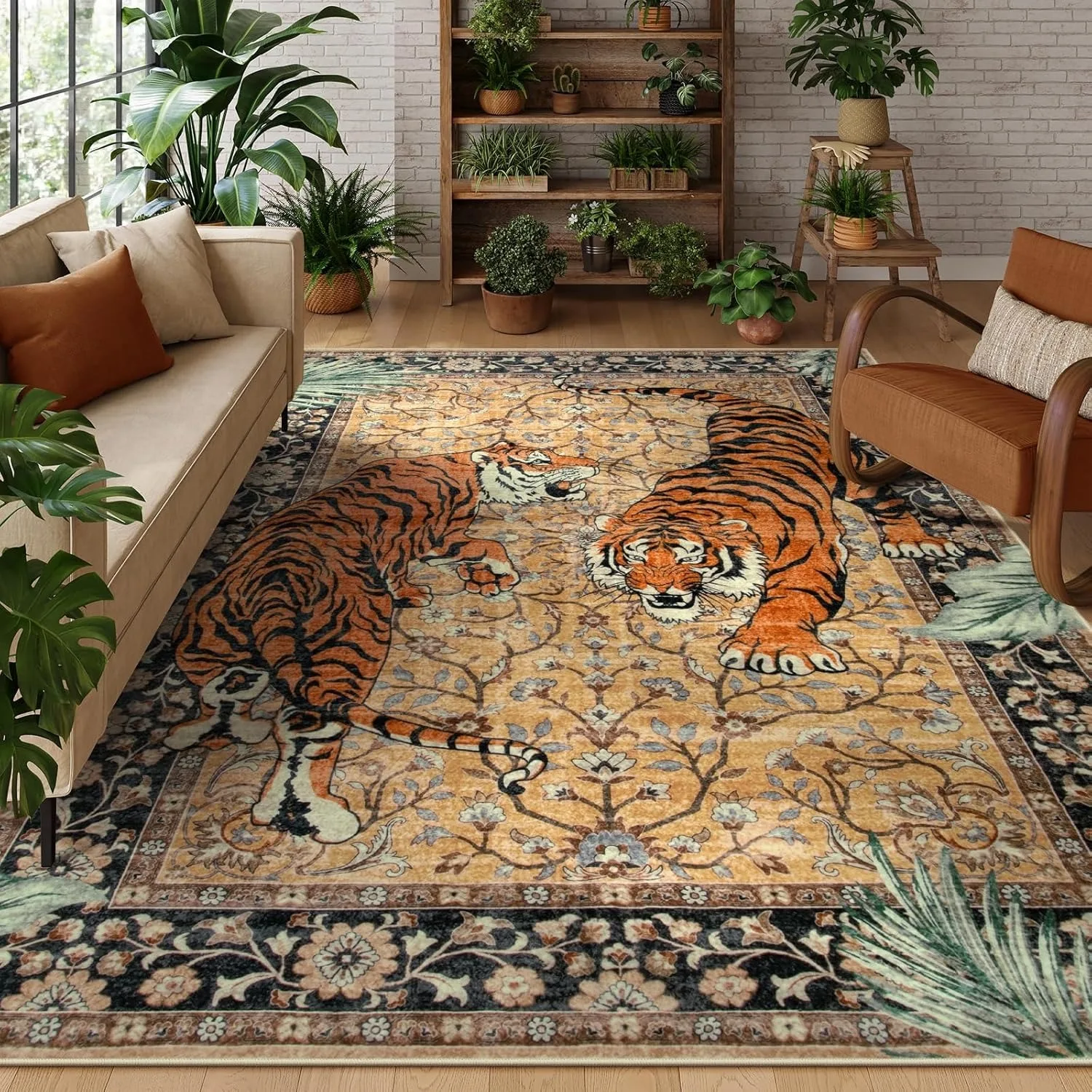 Jungle Tiger Rug for Living Ro - Electronics Repair Desk review and price