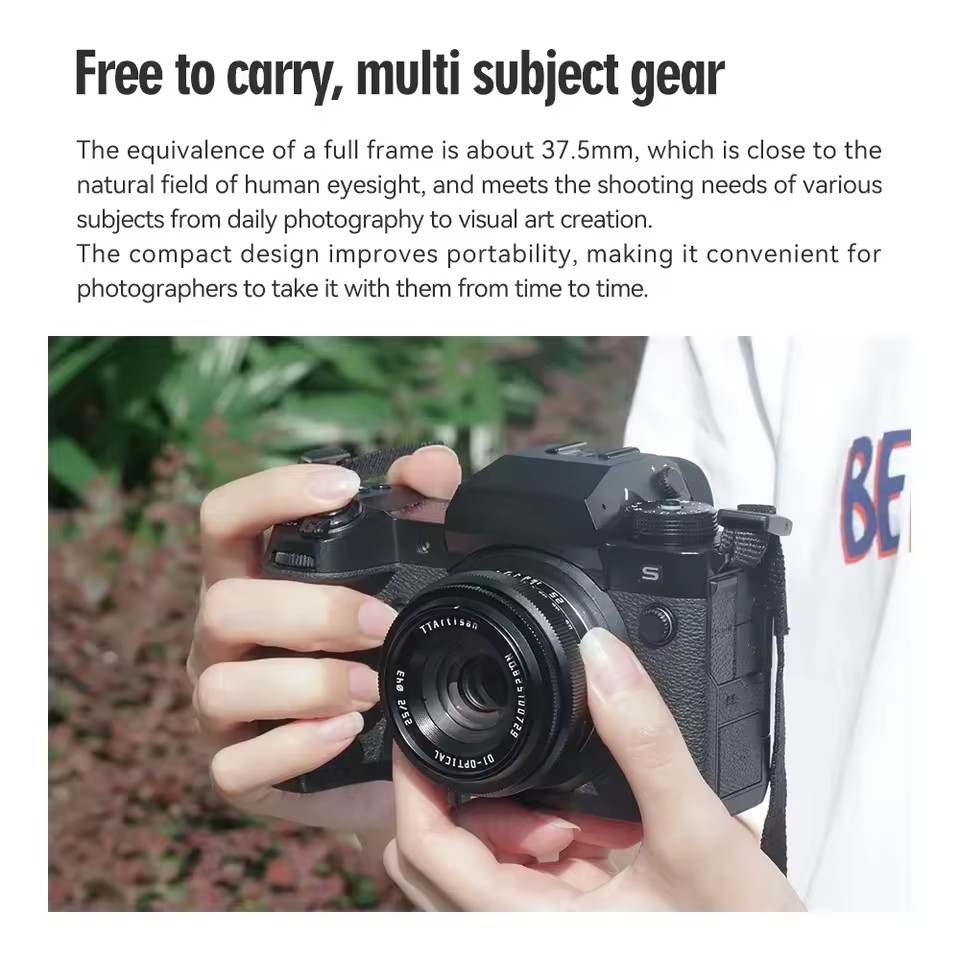 TTArtisan 25mm F2 MF Mirrorles - Fujifilm Camera X-T5 review and price
